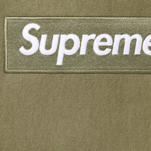 Supreme Box Logo Hooded Sweatshirt ‘Light Olive” FW25