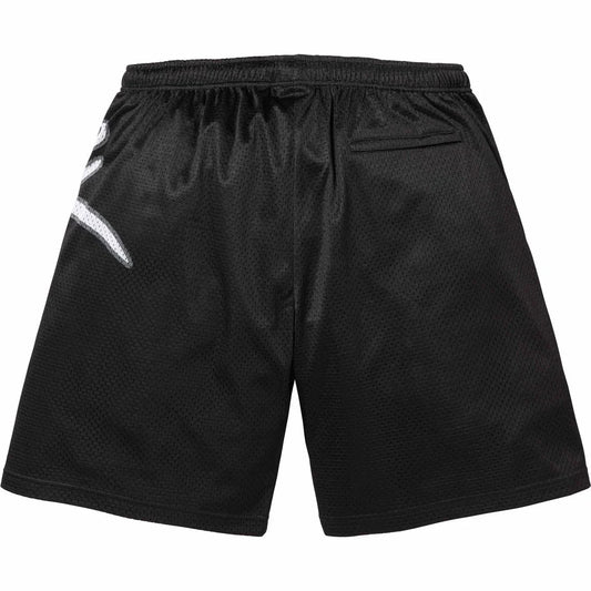 Supreme Big Script Mesh Short 'Black'