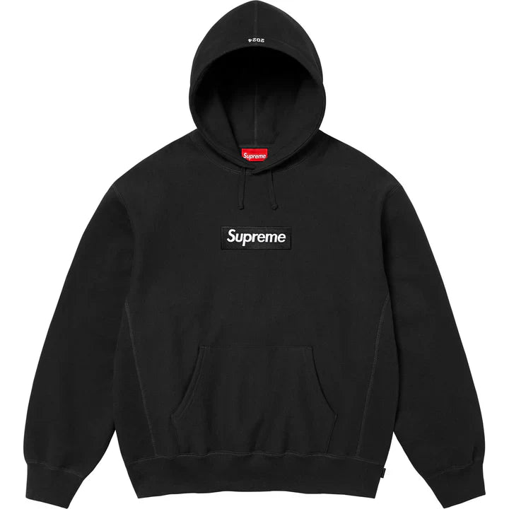 Supreme Box Logo 2024 Black Hooded Sweatshirt