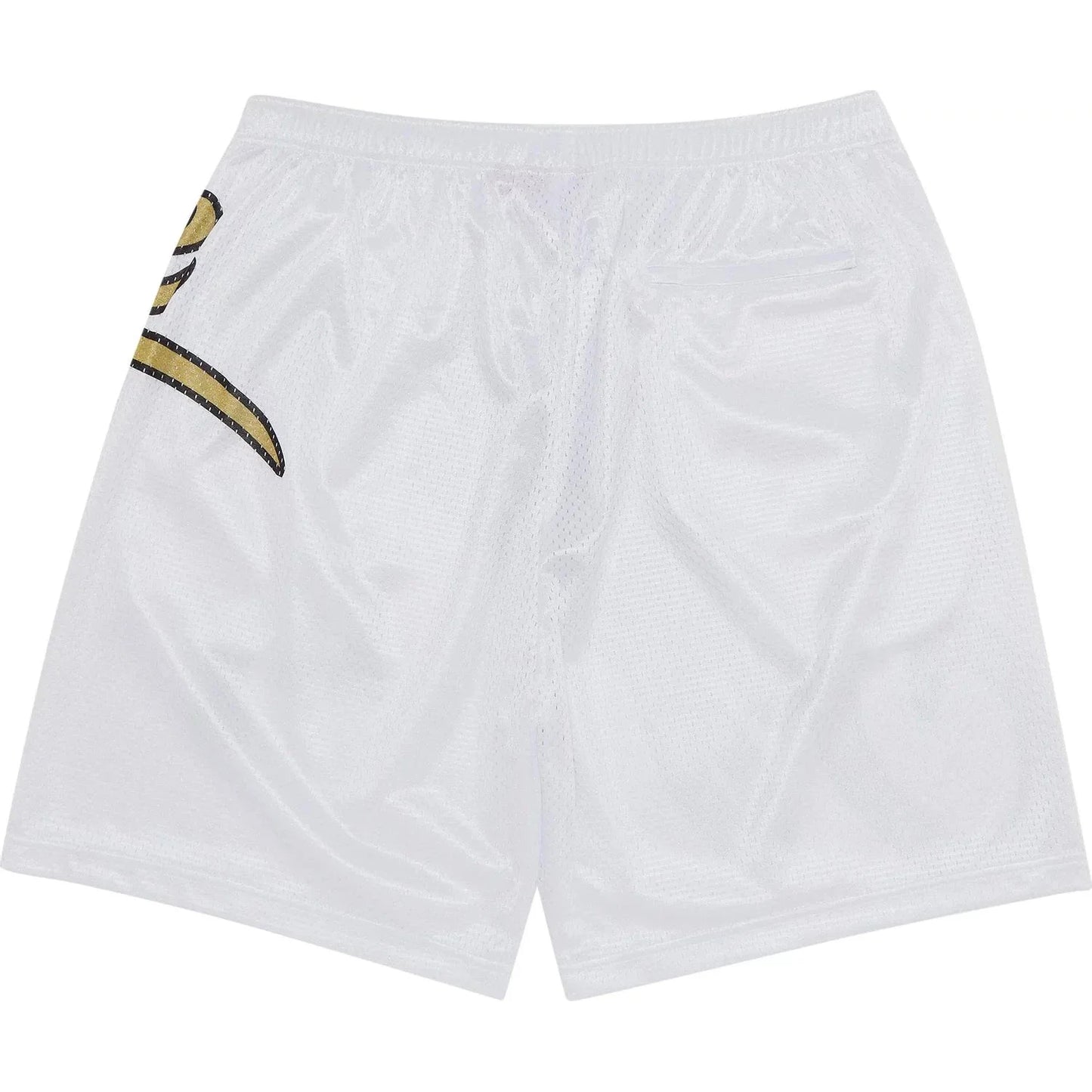 SUPREME BIG SCRIPT MESH SHORTS - WHITE