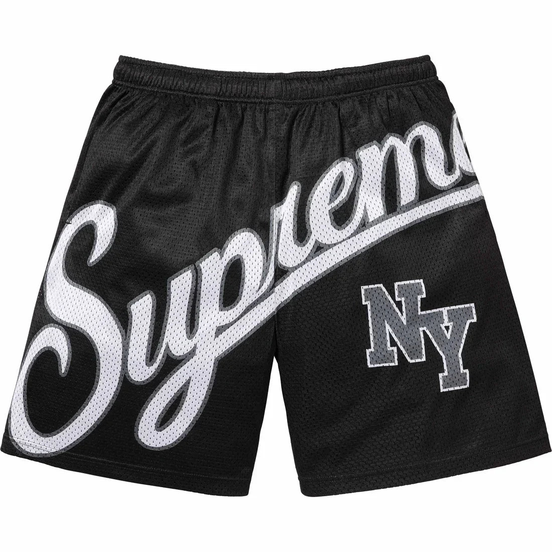 Supreme Big Script Mesh Short 'Black'
